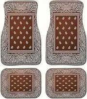 Floor Mats 4PCS Car Floor Mats Car Floor Protector Carpet Rugs Universal Auto Foot Pad Set Auto Accessories Carpet(S2 4pcs)