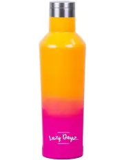 Lazy Dayz Spartan Drink Bottle 480ml Orange Pink Ombre