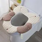 Soft Toilet Seat Cover Thickened Closestool Mat Plush Lid Toilet Cushion Home