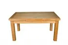 ANYA EXTENSIBLE EXTENDING DINING TABLE TASMANIAN OAK 150 - 250 CMS WHEAT