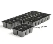 Seed Tray, (Qty. 600) 6 Cell Trays, 3600 cells, Seedling Trays, 606 Inserts