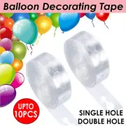 Balloon Decorate Strip Arch Garland Connect Chain Tape String Party Bar Decor