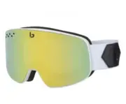 Bolle Nevada Ski Googles Snowboard Matte White Medium/Large Cat S3 Sunshine Lens