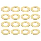 200Pcs Brass Flat Washer, M5x10x0.5mm Brass Washer Assortment for Screws Bolts