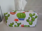 Tissue Box Cover Cactus Pots With Circle Opening