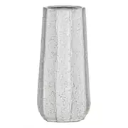 Bettina Large Ceramic Vase in White Wash