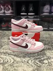 NIKE DUNK LOW (PS) 'PINK FOAM' - SIZE 1Y US - BNIB - DEADSTOCK