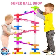 WEofferwhatYOUwant Super Ball Drop Tower – Giant Marble Run with Big Balls an