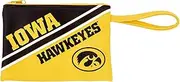 Desert Cactus University of Iowa Wristlet Hawkeyes Vegan Leather (Wristlet), Black