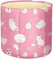 Adult Portable Bathtub Bath Barrel Home Insulation Bath Barrel Adult Bath Barrel Thickened Tub Tub Easy to Install Easy Storage Double Drainage Design Save Water