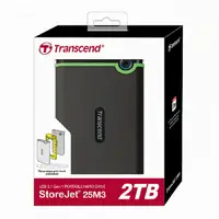 在飛比找蝦皮商城優惠-Transcend 創見 25M3S 2TB 鐵灰色 USB