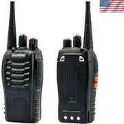 2-Pack Portable Waterproof Two-Way Radios - Long Range Walkie Talkies