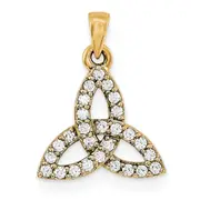 14KY AA Diamond Pendant
