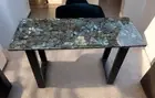 48"x24" Labradorite Stone Side Table Top Handmade Crystal Healing Gemstone Decor