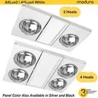 Modura 3 in 1 Bathroom Heater Fan Light LED Panel 2x 275w / 4x 275W Instant Heat