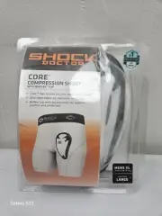 Core Compresion Short MENS XL W/Bioflex Athletic Cup SIZE LG- Shock Doctor