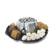 Salton Treats Indoor Electric Stainless Steel S'Mores Maker and Fondue Warmer