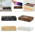 Alarm Clock with Charging Multipurpose Time Temperature Date Display LED Display