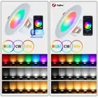 10W/15W Smart RGB LED Downlight - Dimmable Bluetooth WiFi Zigbee Google Alexa