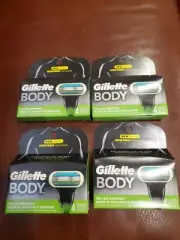 32 Gillette Body Razor Blade Refills Fits on Mach3 & Venus Handle Cartridges