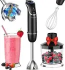 KOIOS 800-Watt/ Immersion Hand Blender(Titanium Reinforced), Turbo for