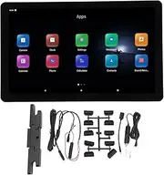 Brilluxa Car Headrest Monitor, Rear Seat Display Screen with Android 11 Compatible with 15.6in IPS 2MP 1080P 90 Degree Rotation Entertainment System