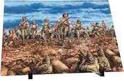Aluminum Print | Crafted From 3mm Aluminum | Includes Stand And Hooks For Easy Display | Ideal For Home Or Office Décor (The Battle of The Nek)