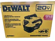 Dewalt 20 Volt Max 2-Gallon Cordless Wet/Dry Shop Vacuum DCV580C1 DCV580 W/ Batt