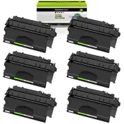 6PK CF280X High Yield BK Toner For HP LaserJet Pro 400 M401dn M401dw M401dne