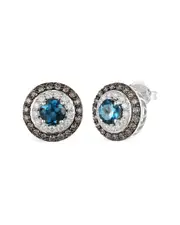 Le Vian Deep Sea Blue Topaz 14K 1.92 ct. tw. Diamond & London Blue Topaz Studs