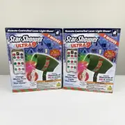 Star Shower Ultra 9 AS-SEEN-ON-TV, New 2022 Model w/ 9 Unique Light 2 PACK