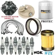 Tune Up Kit Filters Cap Wire Spark Plugs For CHEVROLET MALIBU V8 6.6L 1974
