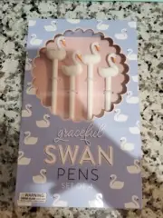 Graceful SWAN Pens Set Of 4 ECCOLO NEW