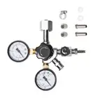 Double Stage CO2 Regulator with Gauges for Beer Kegs Dispensing and Carbonating
