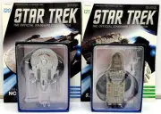 Star Trek Eaglemoss USS Bozeman NCC-1941 #120 & SS Xhosa #121 w/ Mags, Free Ship