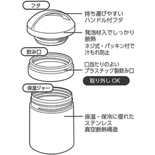 【小禮堂】HELLO KITTY 圓形不鏽鋼保鮮罐 不鏽鋼便當盒 熱湯罐 超輕量不鏽鋼 300ml 《藍 側坐》 凱蒂貓
