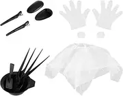 minkissy 11pcs Set Hair Dyeing Kit Professional Hair Coloring Tools Includes Bowl Gloves and Tinting Accessories to Use for Beginners and Hairdressers