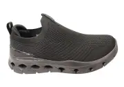 Skechers Mens Glide Step Flex Comfortable Slip On Shoes - Black Black