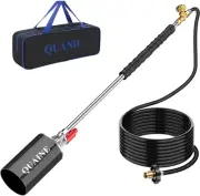 Propane Torch Weed Burner Kit,High Output 2,400,000 BTU with Storage Bag and ...