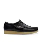 NEW Men Clarks Wallabee Original Low Black Smooth Leather Limited Edition shoes