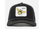 Goorin Brothers Mens Baseball Trucker Cap Hat Snapback The Queen Bee - Black