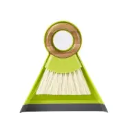 Full Circle - Tiny Team Mini Dustpan and Brush Set Green