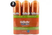 Gillette Fusion Hydra Sensitive Skin Shave Gel 3 x 195g