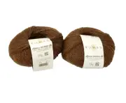 Rowan Alpaca Merino dk Yarn 2 balls Frisby 104 Brown 25g