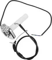 EXAOMBLE Throttle Handle Bar Grip with Indicator Light Durable Motorcycle Throttle Grip for Smooth Acceleration Enhanced Control Easy to Install Compatible with Various Models Stylish