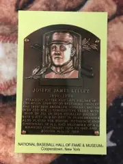 Joe Kelley Postcard- Baseball Hall of Fame Induction Plaque - Photo -Cooperstown