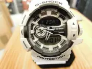 Casio G Shock GA 400 White Analog Digital Quartz Watch Large Case Mens
