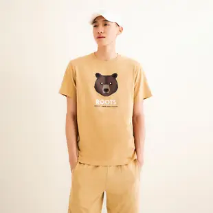 Roots 男裝- OUTDOORS ANIMAL短袖T恤-棕色