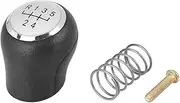 X AUTOHAUX 5 Speed 12mm Inner Hole Dia Gear Shift Knob Gaiter Boot Cover Plastic Silver Tone for VW Transporter T5 T5.1 Gp T6 2003-2011 7H5711141
