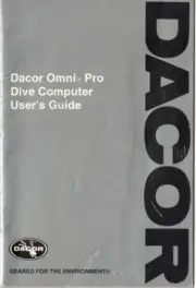Dacor Omni Pro Scuba Dive Computer Instruction Printed Manual